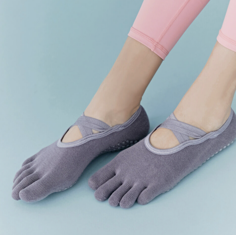 논슬립 요가 필라테스 토삭스(Non Slip Yoga Pilates Toe Socks)