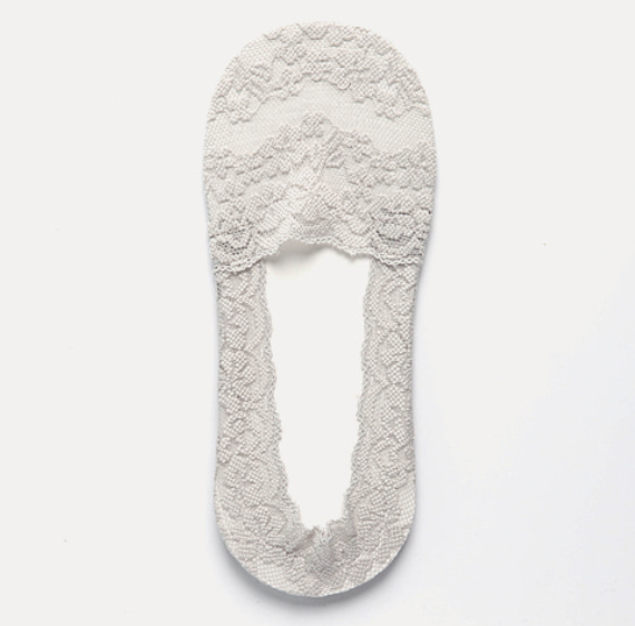 레이스 매쉬 덧신(Lace Non-slip Mesh Socks)