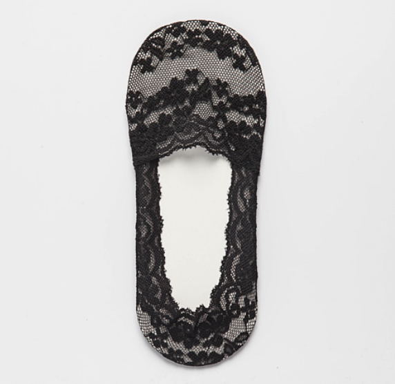 레이스 매쉬 덧신(Lace Non-slip Mesh Socks)