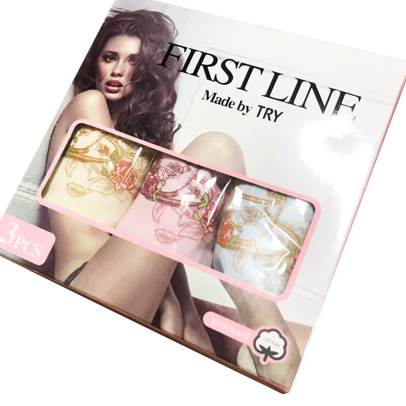 TRY First Line 3Pcs Women's Panty(트라이 퍼스트라인 여성팬티 3매)