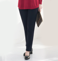 Women's GIMO Pants w.Embroidery point (강아지 자수 지퍼 한국 기모바지)
