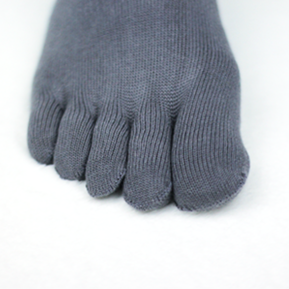 Men's Toe Five Finger Mini Crew Socks(남성 선염 향균 발가락 미니 중목 양말)