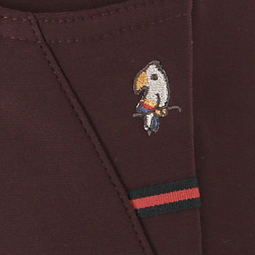 Women's Bird Embroidery Fleece-lined Pants(새 자수 한국기모바지)