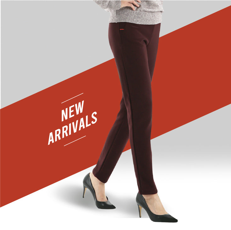 Women's Bird Embroidery Fleece-lined Pants(새 자수 한국기모바지)