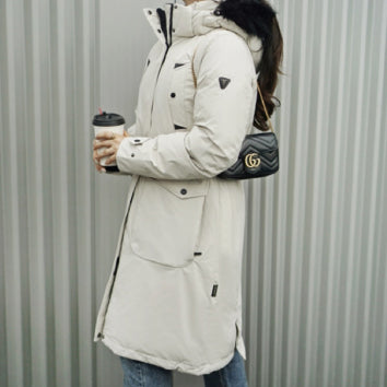Aveka Women's Goose Down Long Padding(아베카 구스다운 여성 야상 롱패딩)