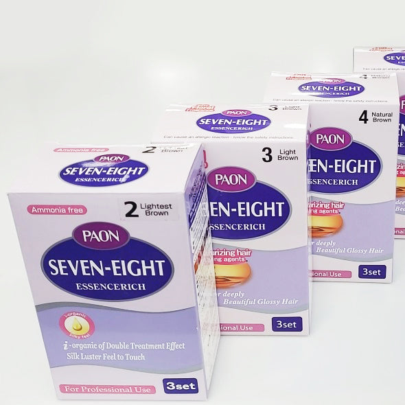 Paon SEVEN-EIGHT Essencerich Hair Color(3set)(파온 세븐에이트 염색약(3세트)
