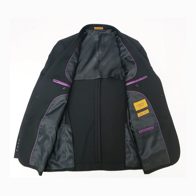 S/S Premium Slim Suit Black