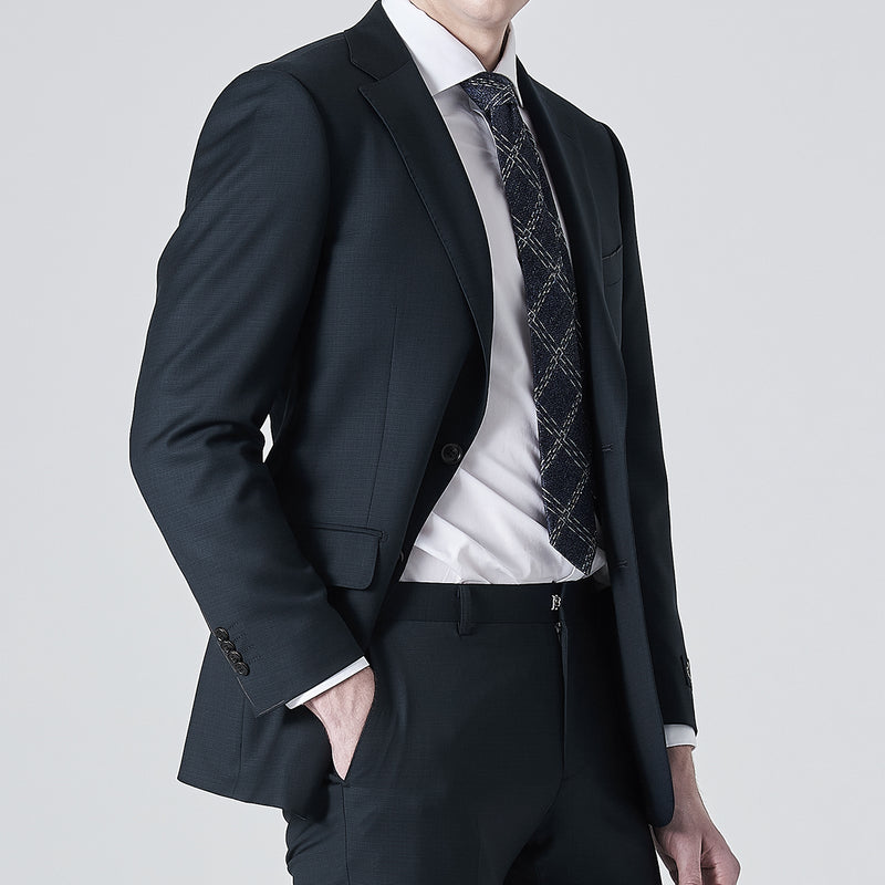 F/W Premium Slim Suit Black