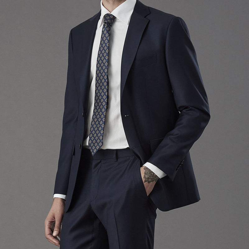 S/S Premium Slim Suit Black