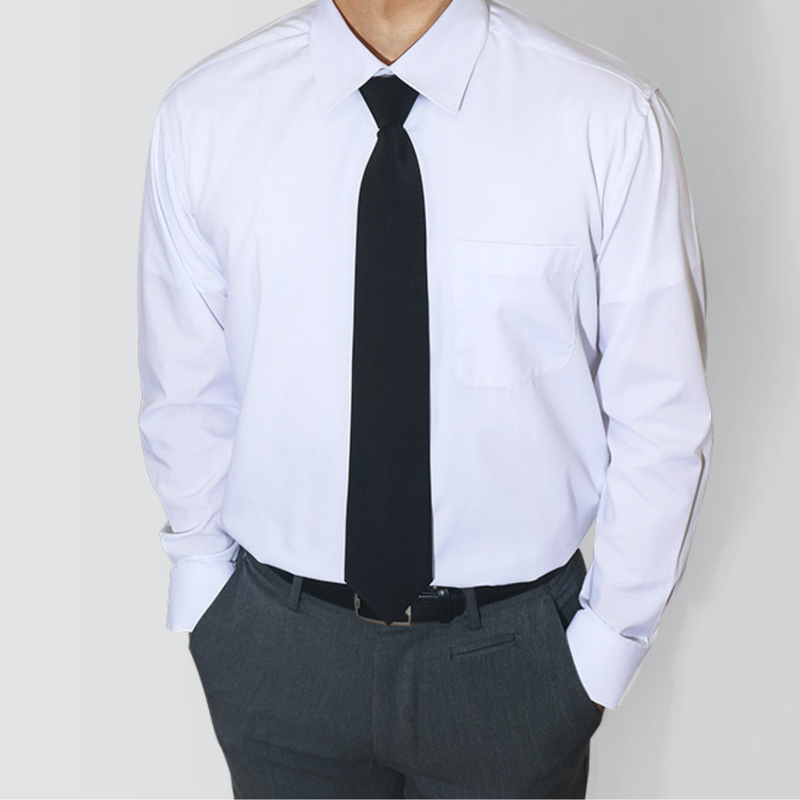 Normal Long Sleeve Y-Shirts White(긴팔)