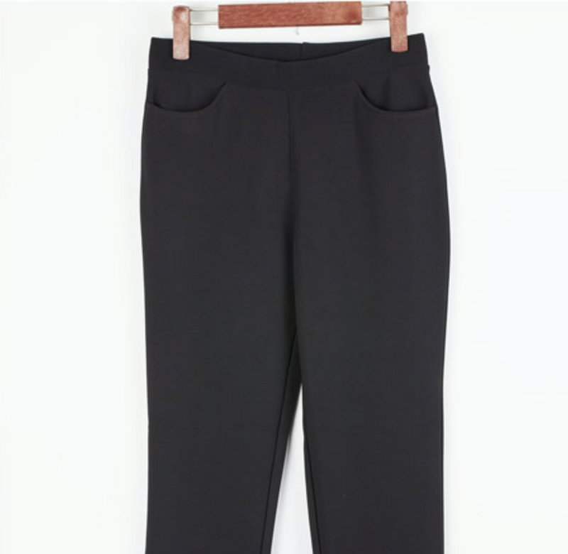 Women's Basic GIMO Pants(무지 한국 기모바지)