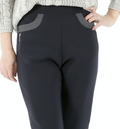 Women's Round Zipper Fleece-lined Pants(라운드지퍼 한국기모바지)