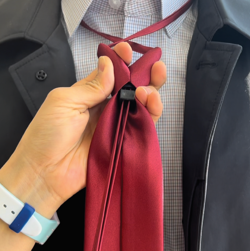 자동완성 지퍼 넥타이(Zipper Tie Wide)