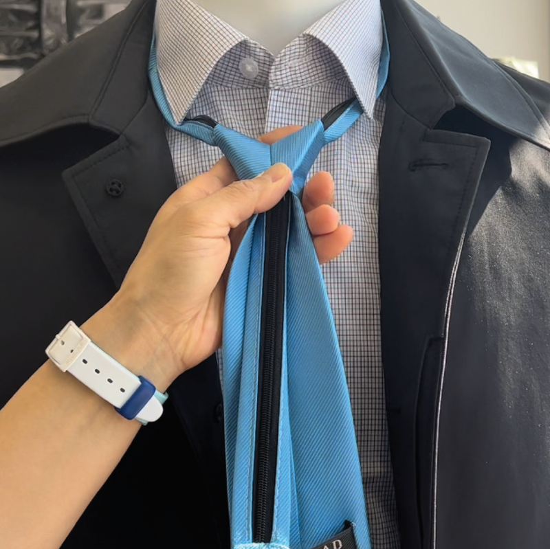 자동완성 지퍼 넥타이(Zipper Tie Wide)