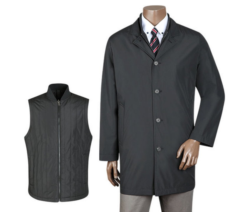 남성 이중여밈 트렌치코트(Men’s Trench Coat with Vest)