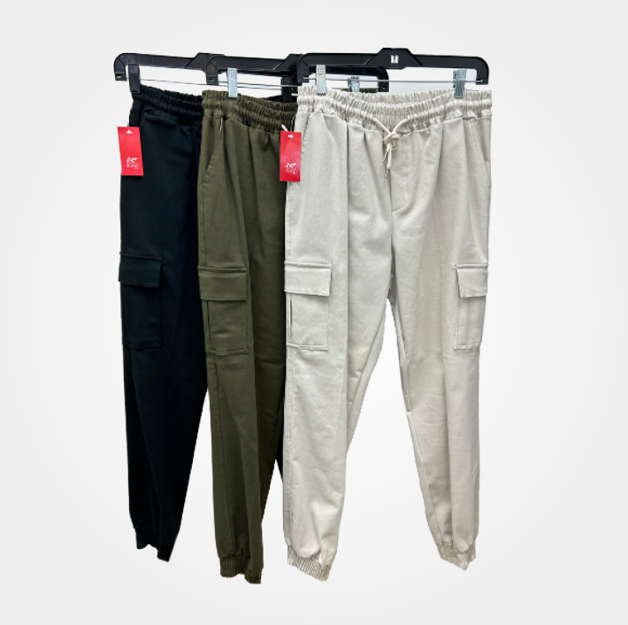 남성 면 스판 카고 바지(Cotton Spandex Cargo Pants)
