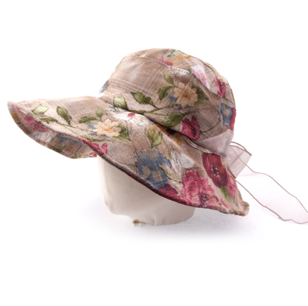 플라워 패션여름모자 (Flower Fashion Summer Hat)