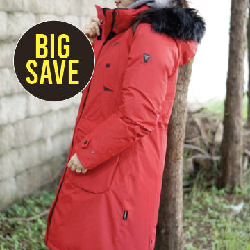 Aveka Women's Goose Down Long Padding(아베카 구스다운 여성 야상 롱패딩)
